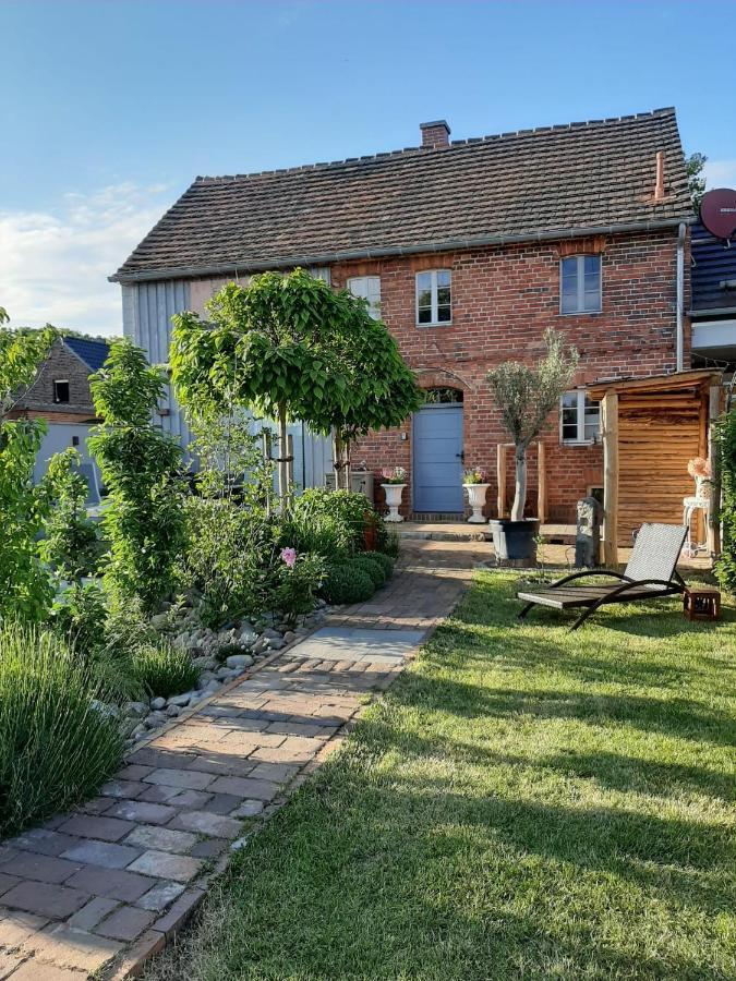 Alte Schmiede Mit Sauna, Pool Und Whirpool Im Aussenbereich Schoenstes Ferienhaus Der Lausitz Elsterheide Exterior foto